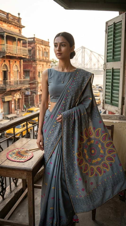 Kantha Saree