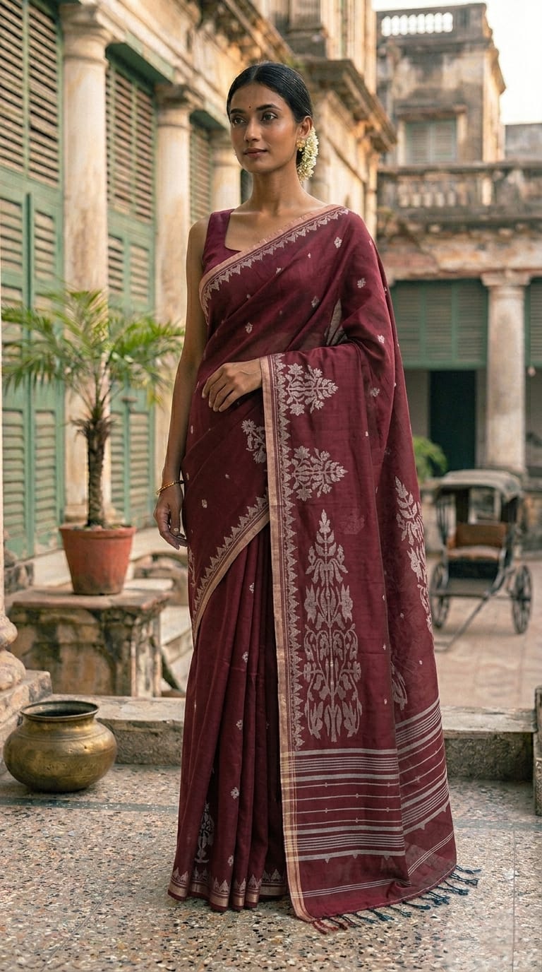 Pure Handloom Cotton Saree