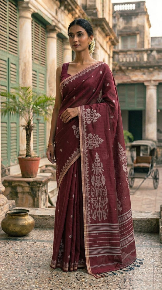 Pure Handloom Cotton Saree