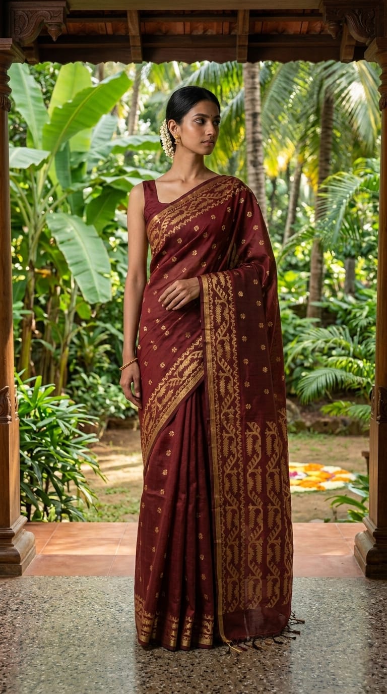 Cotton Jamdani Saree
