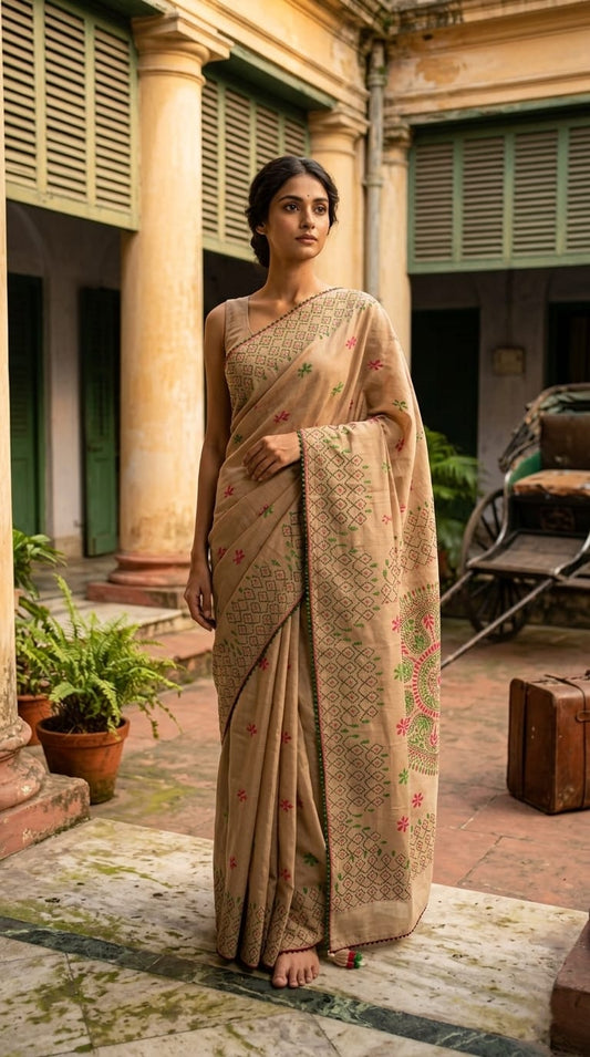 Kantha Saree