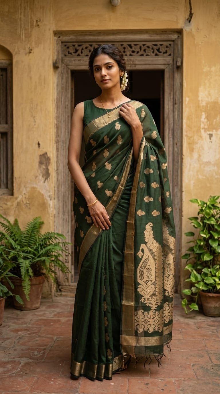 Handloom Chanderi Saree