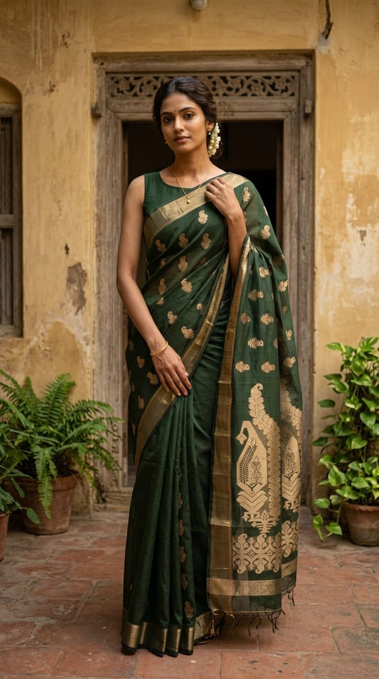 Handloom Chanderi Saree