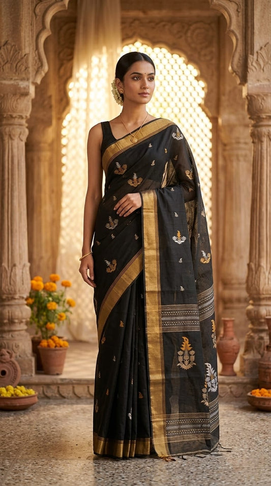 Handloom Chanderi Saree