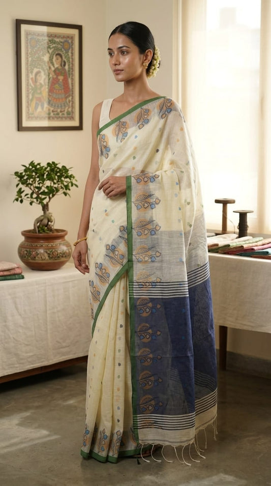 Cotton Chanderi Saree