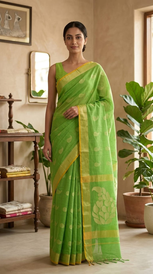 Handloom Chanderi Saree