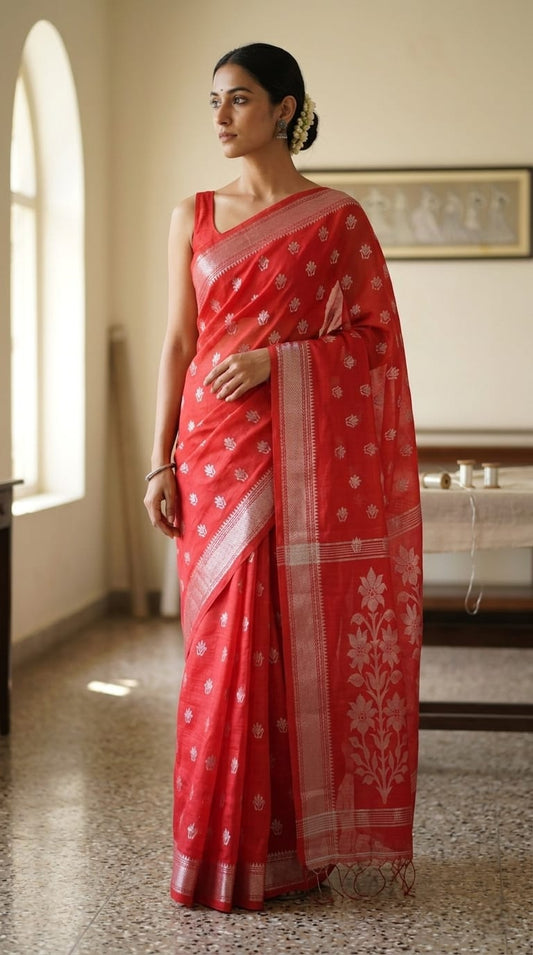 Handloom Chanderi Saree