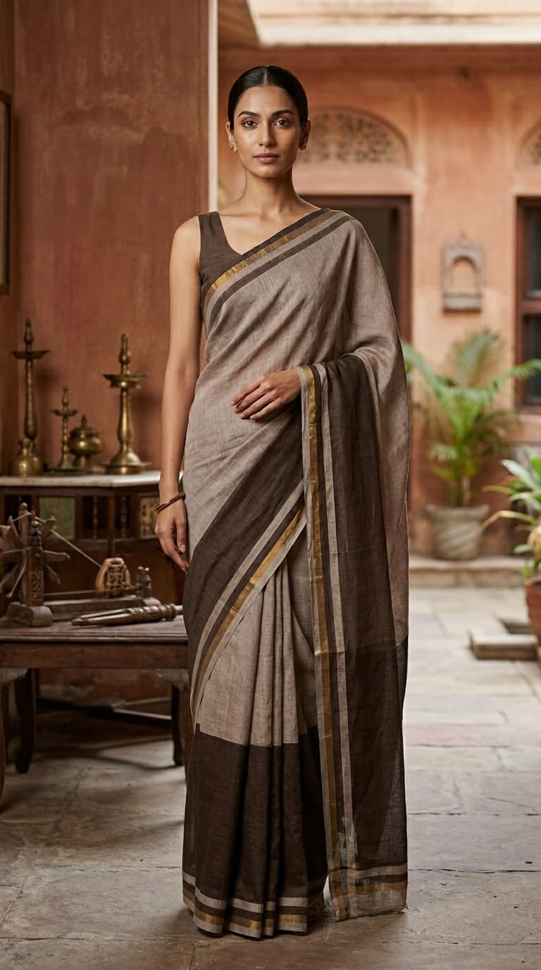 Soft Muslin Cotton Saree