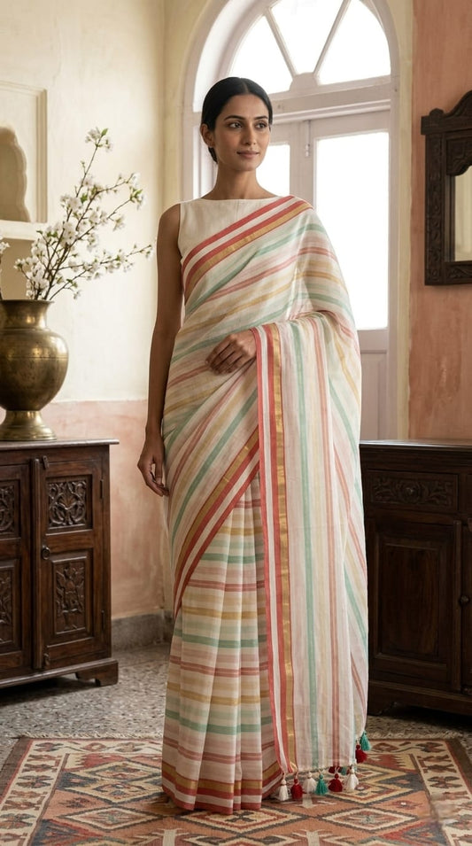 Soft Mulmul Cotton Saree