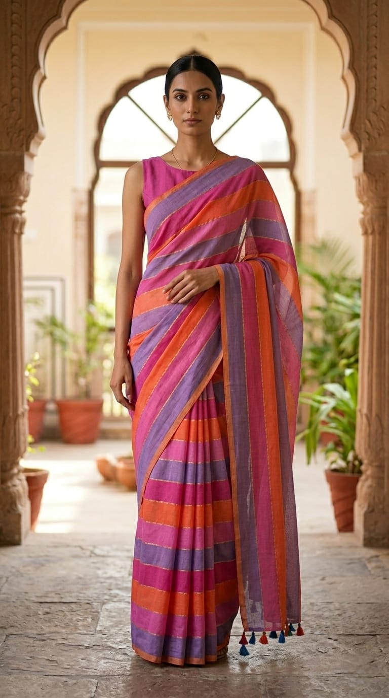 Soft Mulmul Cotton Saree