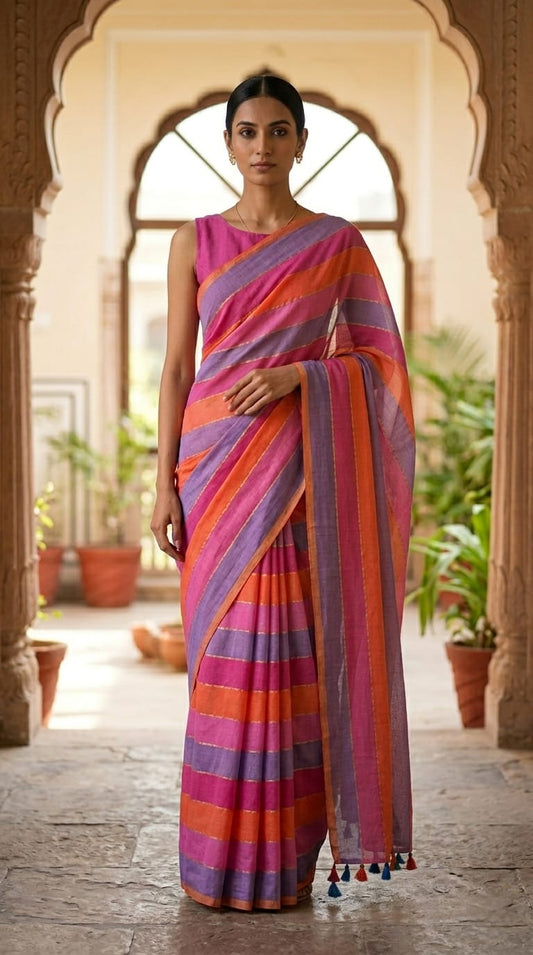 Soft Mulmul Cotton Saree