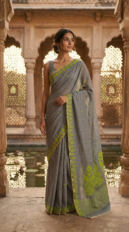 Pure Tussar Saree
