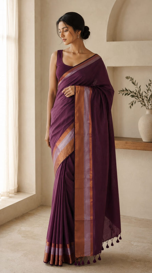Soft Mulmul Cotton Saree