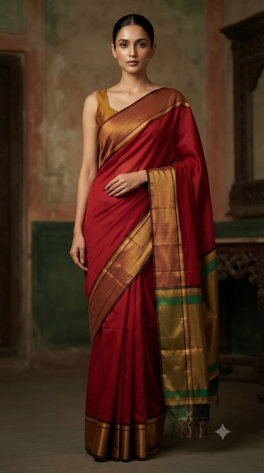 Bengal Handloom Cotton Saree