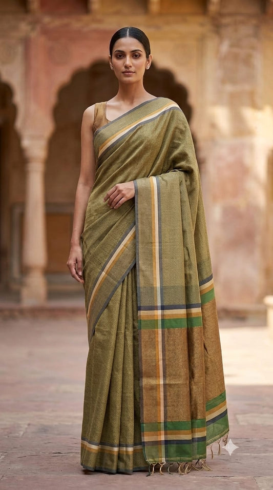 Bengal Handloom Cotton Saree