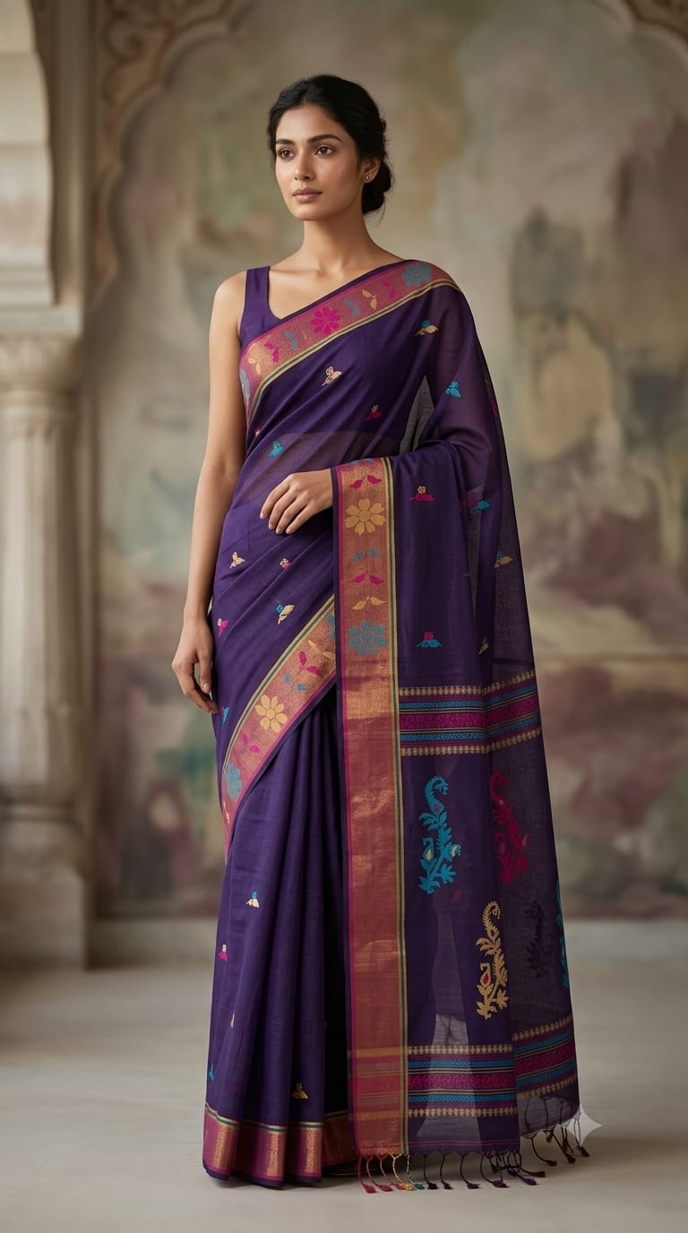 Handloom Chanderi Saree