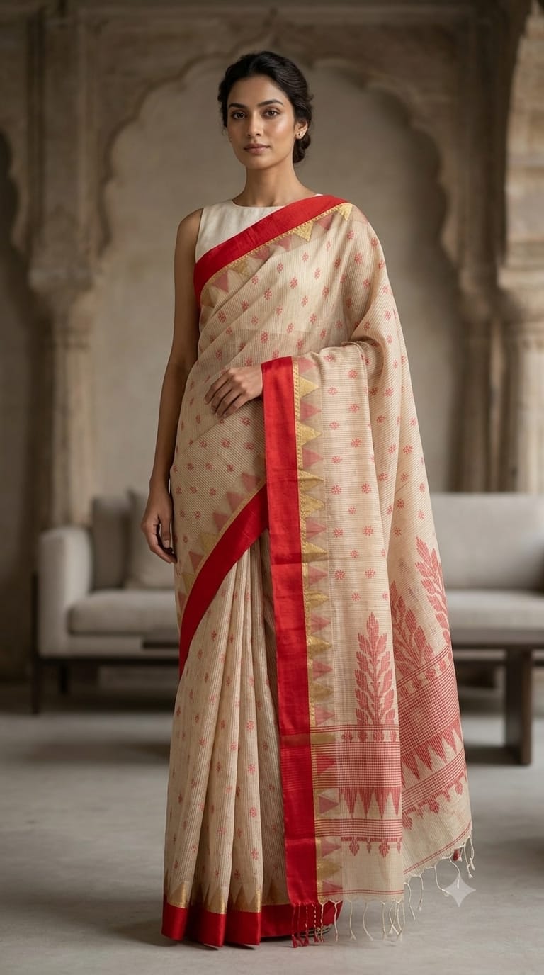 Bengal Handloom Cotton Saree