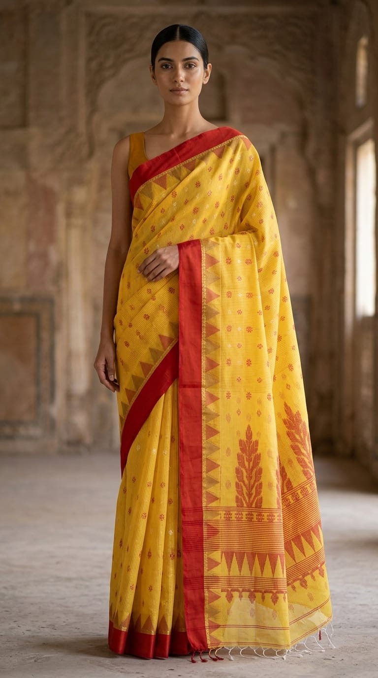 Bengal Handloom Cotton Saree