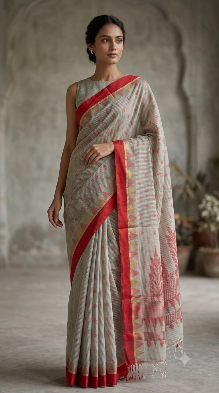 Bengal Handloom Cotton Saree