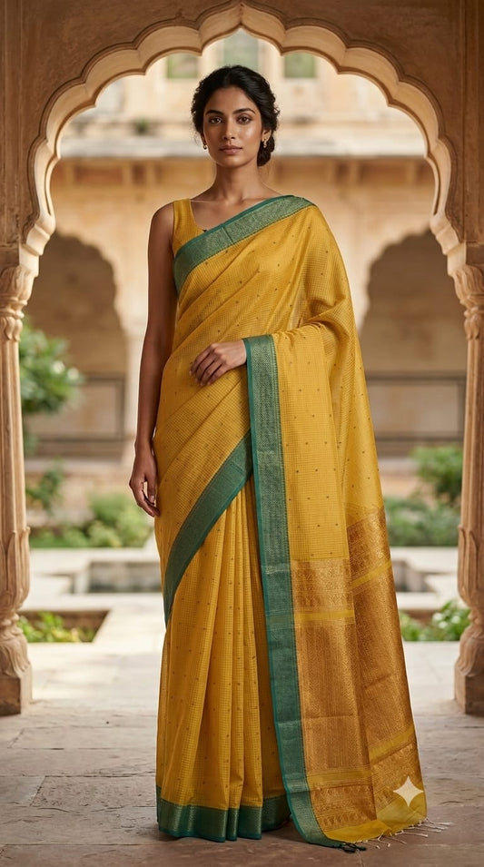 Handloom Kota Doria Saree
