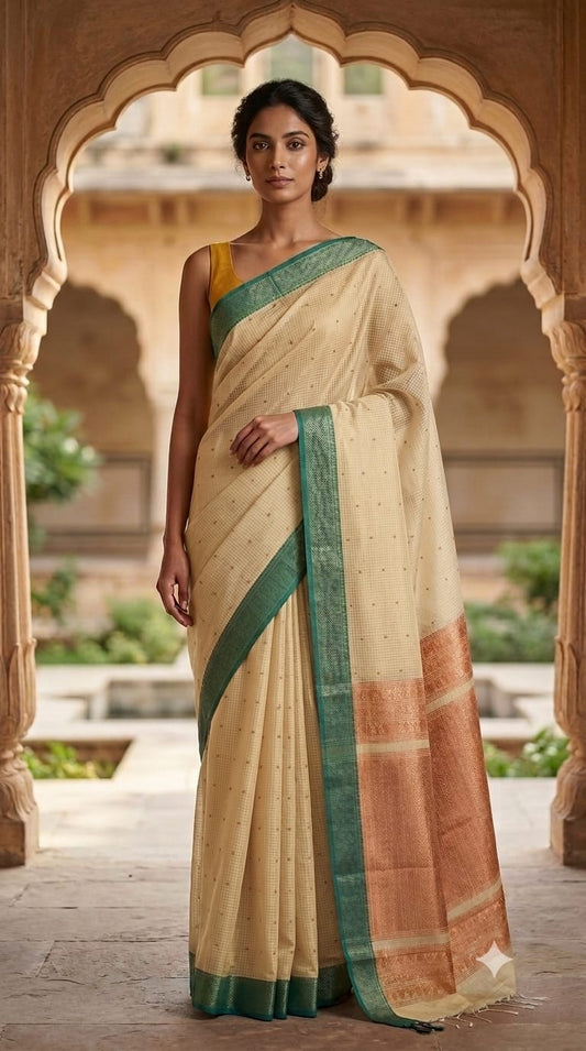 Handloom Kota Doria Saree