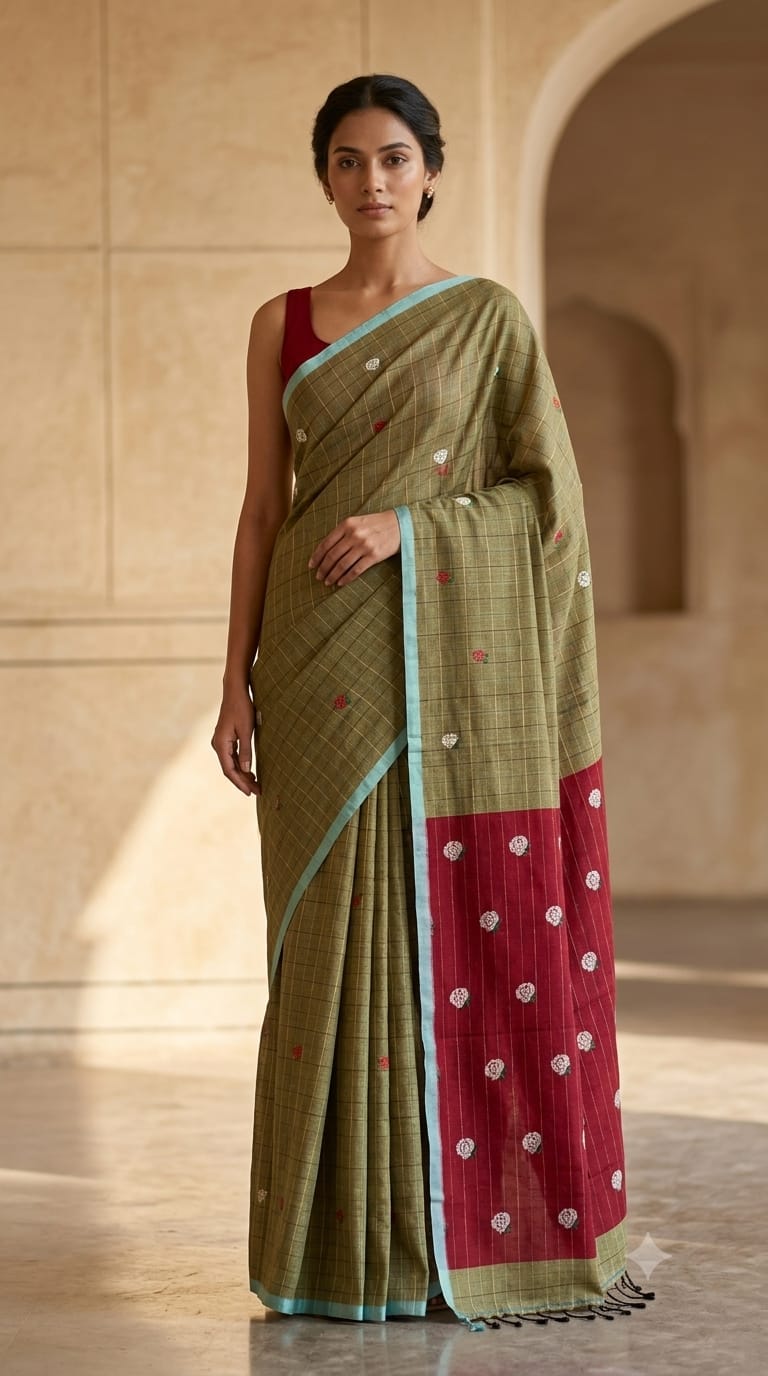 Bengal Handloom Cotton Saree
