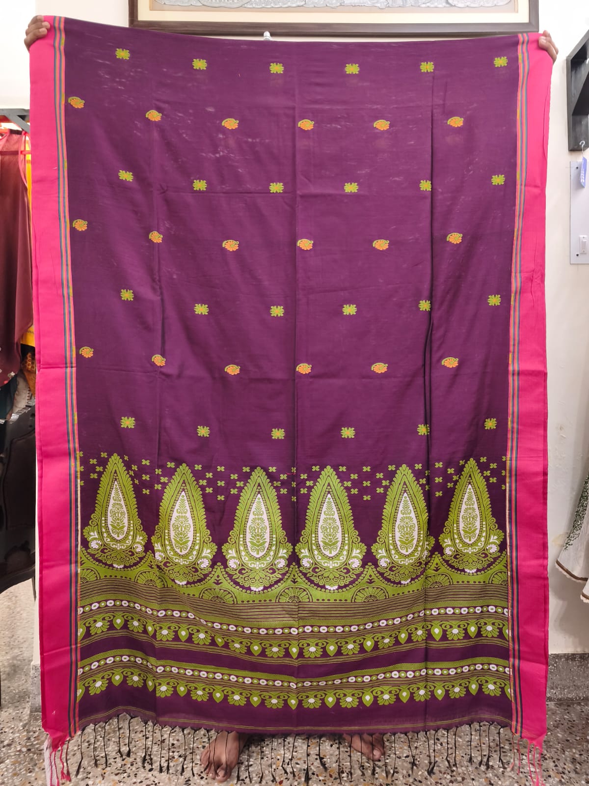 Bengal Handloom Cotton Saree