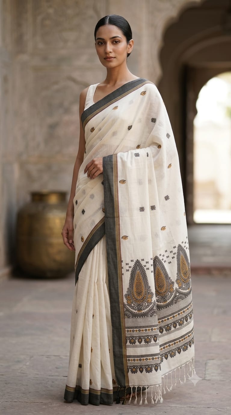 Bengal Handloom Cotton Saree