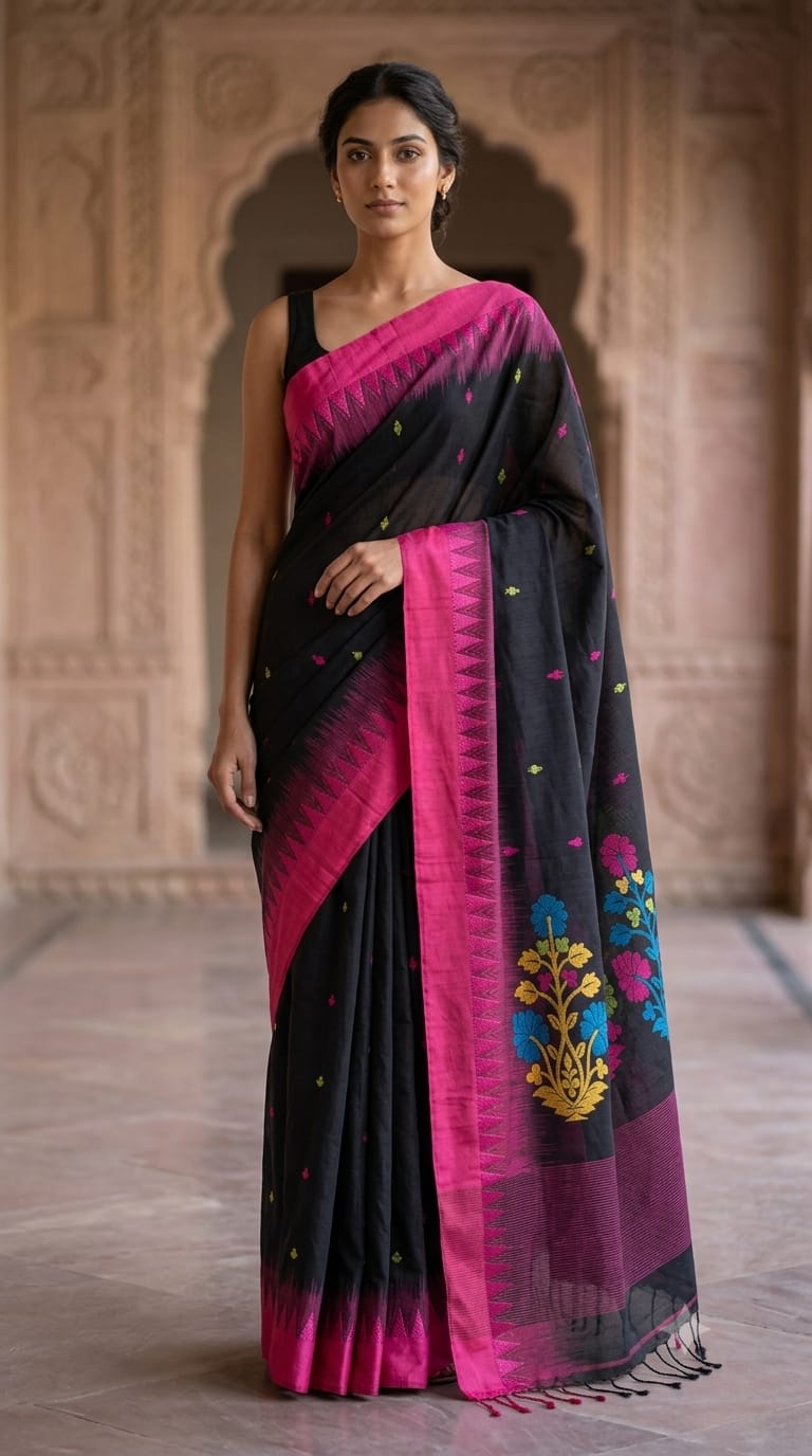 Bengal Handloom Cotton Saree