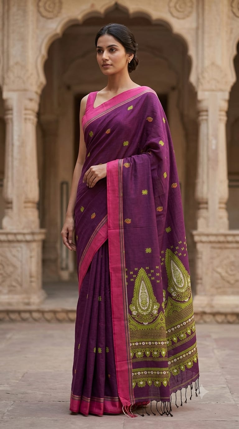 Bengal Handloom Cotton Saree