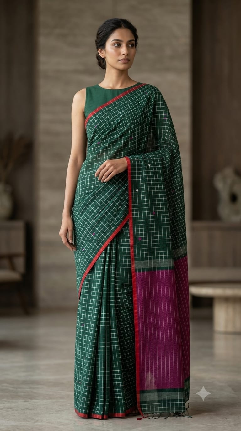 Bengal Handloom Cotton Saree