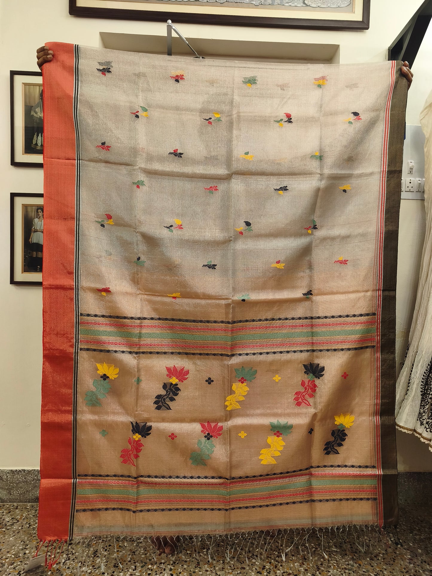 Handloom Tissue Saree